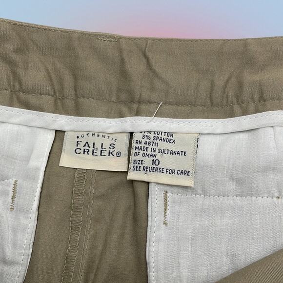 FALLS CREEK Women’s 10 Tan Lightweight Capri Pant - Picture 4 of 4